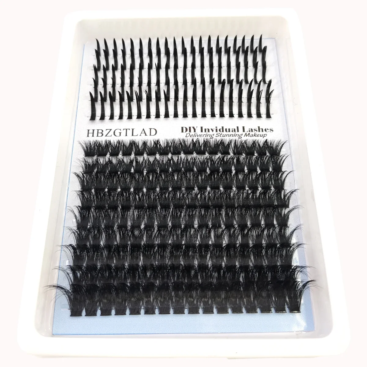 HBZGTLAD 80D/100D Wimpernbüschel mit Basis und spitzem Volumen, DIY Anime-Wimpernbüschel, verlängert Wimpern – Detail 10