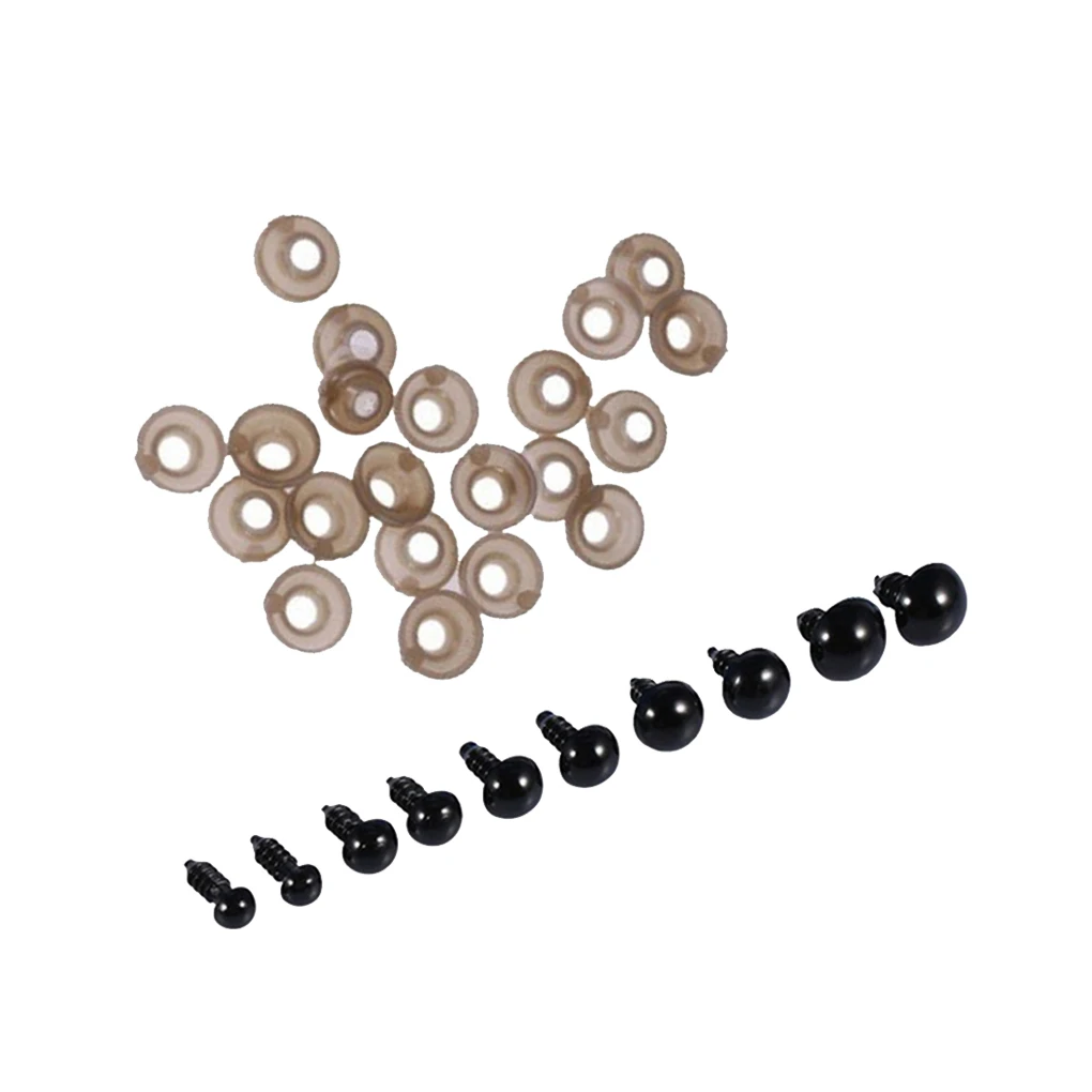

100Pcs Eyeballs Simulation Doll Eye Balls Halloween Holiday Decoration Hand Craft Accessories Color Random 10mm