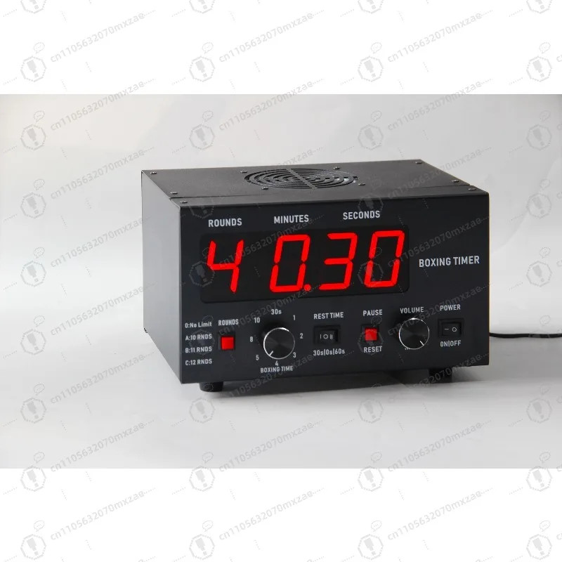 ¡Artefacto de entrenamiento de boxeo! Temporizador de intervalo con pantalla LED, sonido ajustable, período de tiempo repetible, ayuda a ejercicio eficiente
