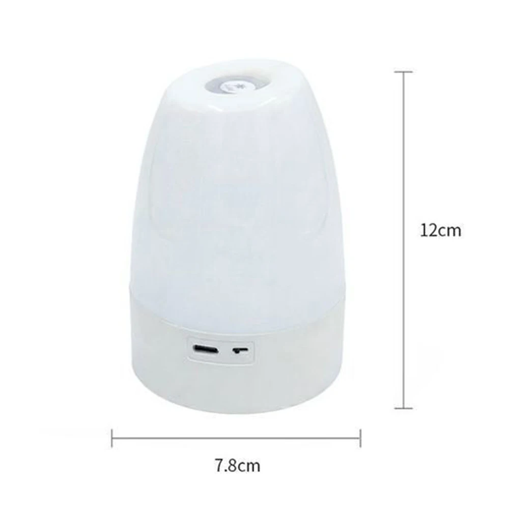 터치 야간 램프 3 가지 모드 디밍 침실 머리맡 램프 USB 충전 야간 조명 주변 조명 소... - 5