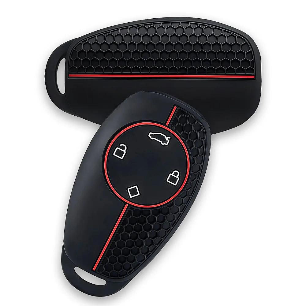 4 Button For Zero run t03 2022 c11 s01 C01 Silicone Remote Car Key Case Holder Keychain key ring Key Case Accessories