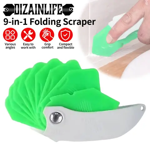9-in-1 Silicone Caulking Tool Professional Sealant Spreading Joint Sealant Spreader Spatula for Tile Window Grout Edge Removal