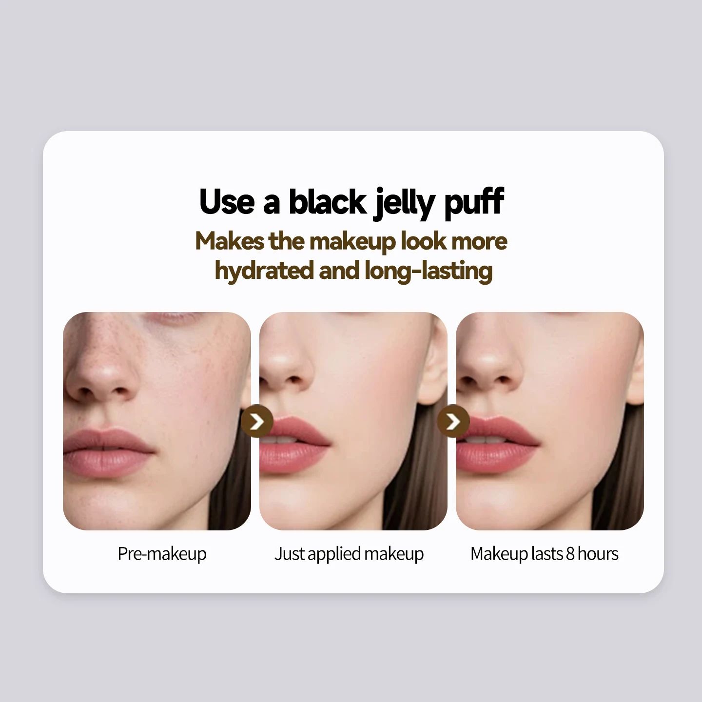 Czarna gąbka do makijażu w kształcie puszczki, miękka, gruba, przyjazna dla skóry, do stosowania na sucho i na mokro, poduszka do makijażu zapewniająca idealną aplikację.