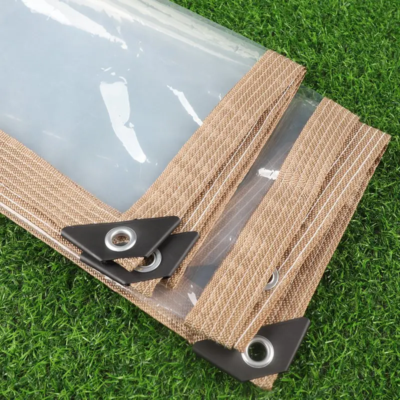 Anpassbare transparente PEVA-Plane für den Außenbereich, wasserdichter Zaun, Gewächshausfolie, regendichtes Tuch, Haustiere, Haus, Regenschutz, Pflanzenplane – Detail 25