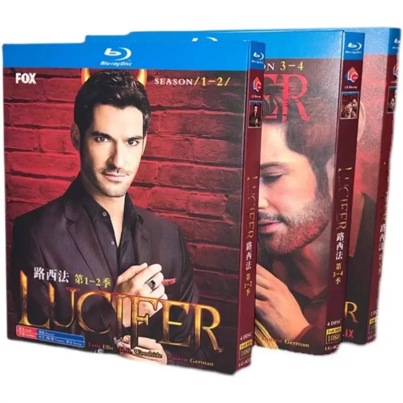 

BD Blu-ray High Definition American Drama Lucifer Seasons 1–6 22 Disc Abridged Full Version