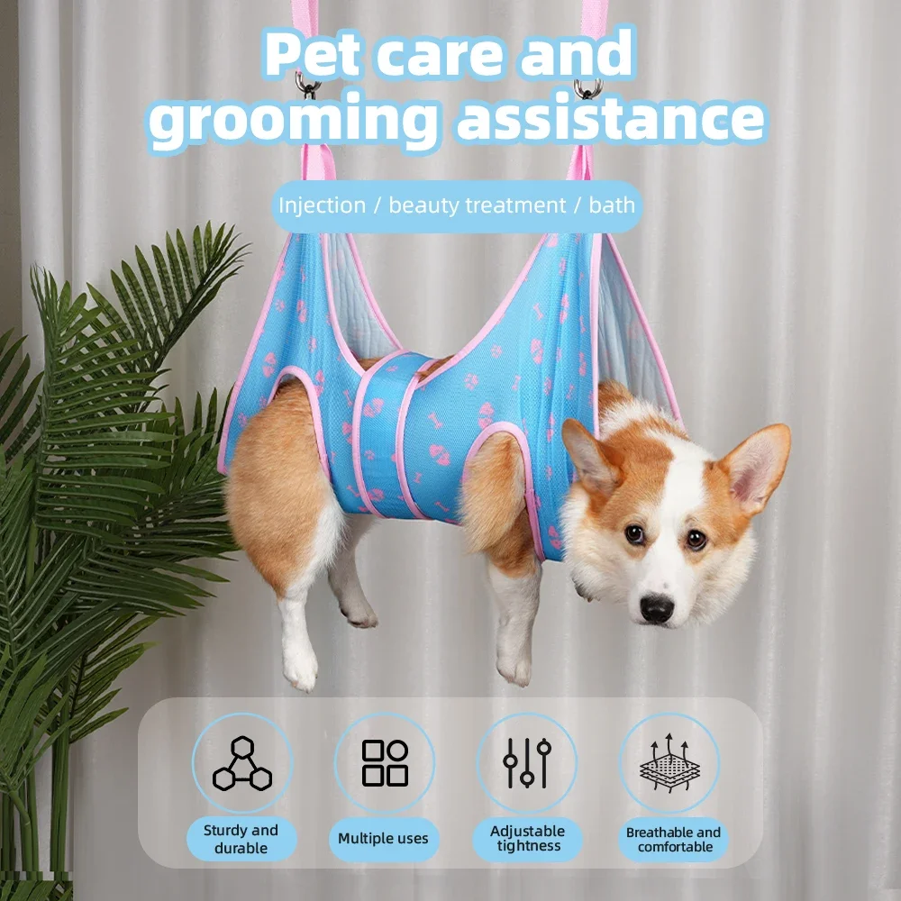 

New Pet Cat Grooming Hammock Helper Cat Dog Hammock Dogs Repairing Nails In Beauty Hammock Restraint Bag Pet Accessories