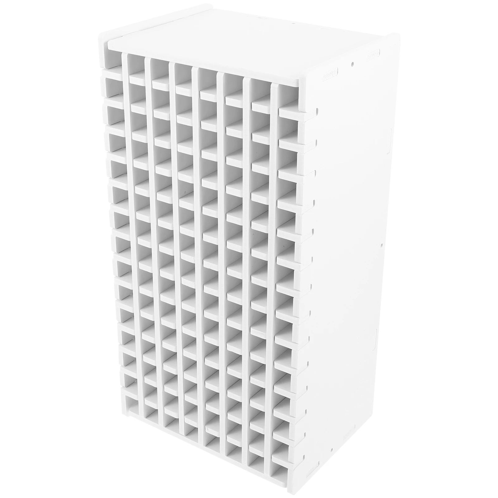 

Multi-functional Desk Storage Rack Marker Box Pen Holder White Wooden Organizer Office