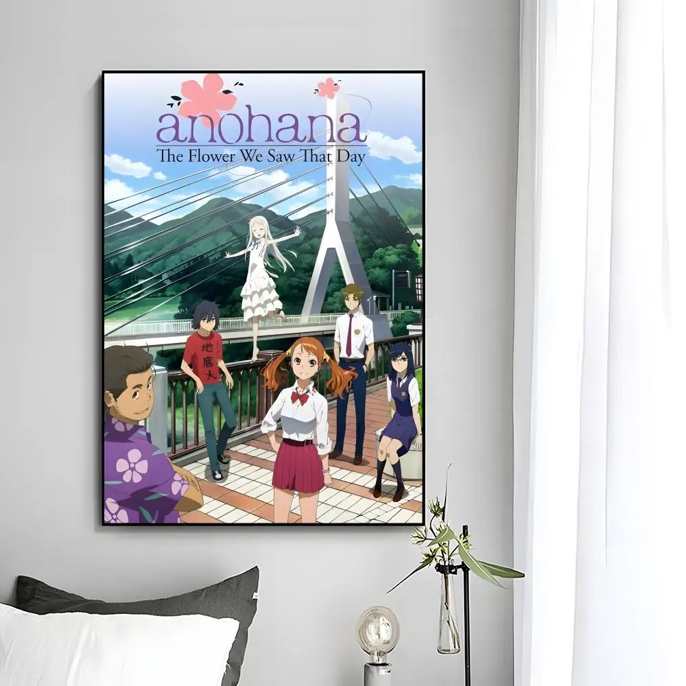 anime emotional a-Anohana The Flower We Saw That Day Poster Wall Art Print Decorative Mural Home Decor Gift Unframed view 4