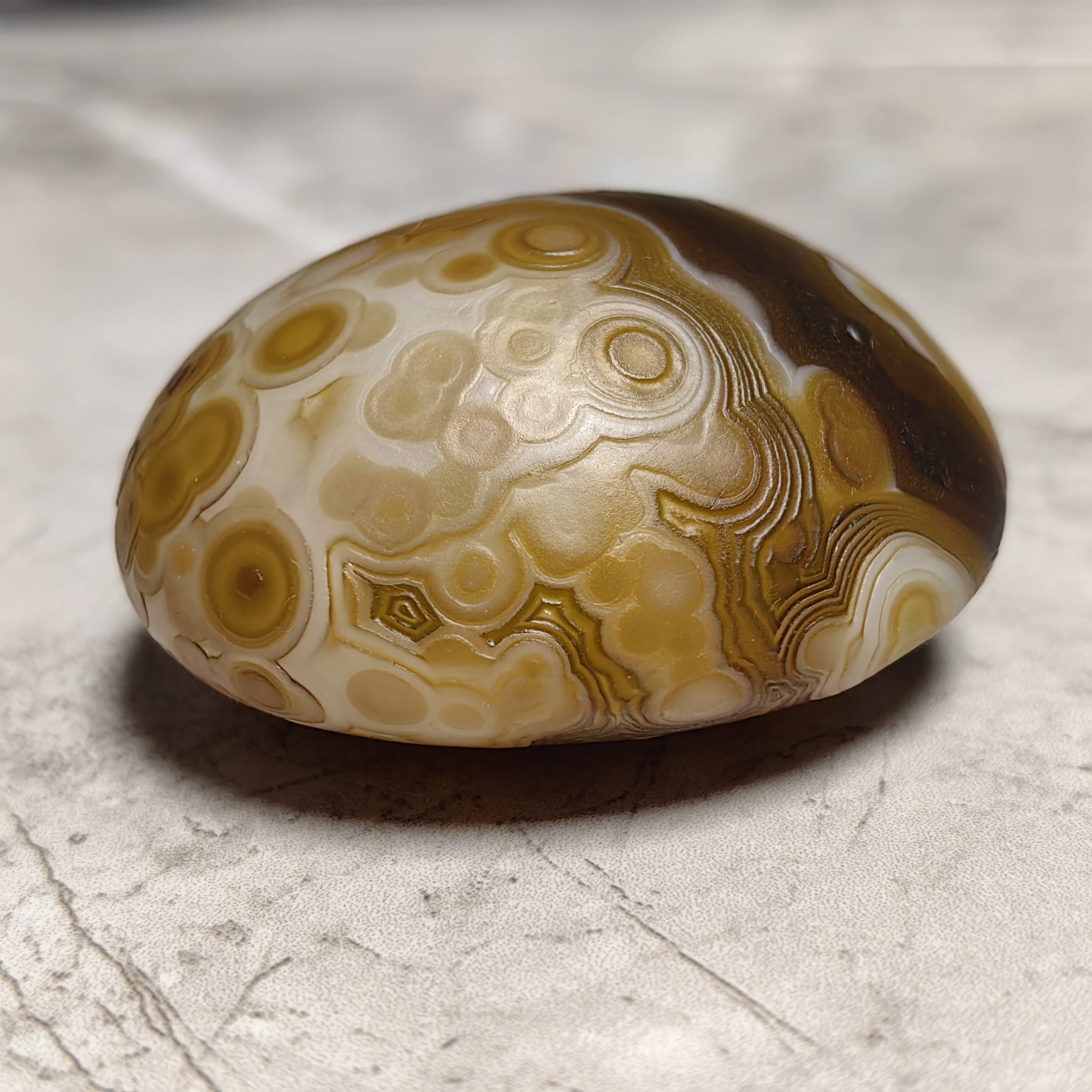 Pure Natural Divine Eye Agate Gobi Rock Specimen Energy Crystal Healing Chakra Reiki Stone Home Amulet Ward Off Evil Decor