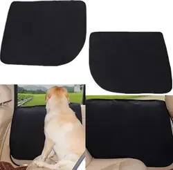 Cubierta de puerta de coche para perros Protector de puerta de vehículo Fácil instalación Resistente a los arañazos Impermeable Durable Lavable para viajes de perros