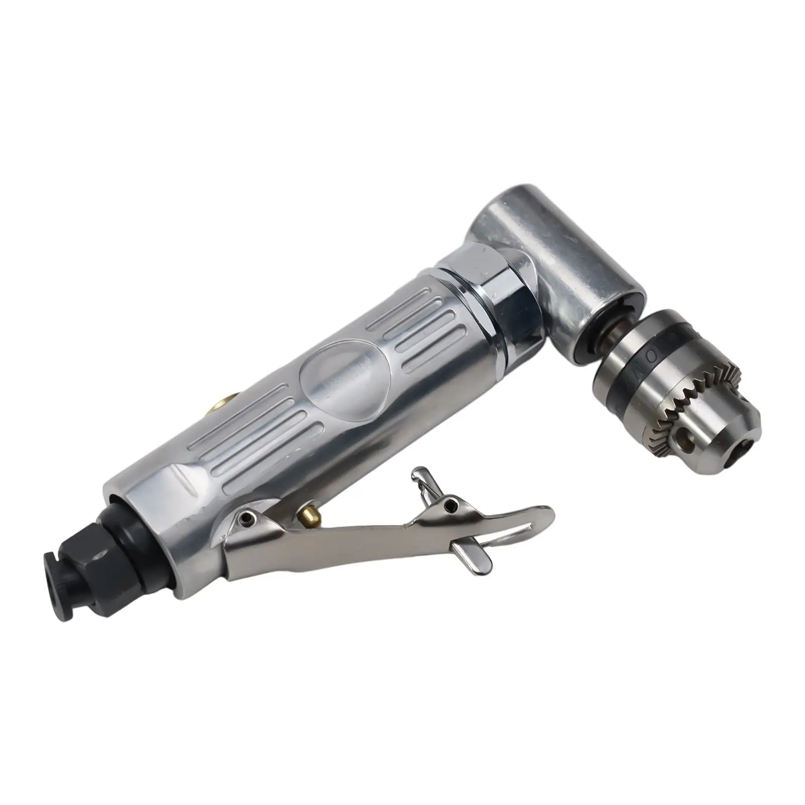 

14 Right Angle Pneumatic Grinder Drill with 90 Degree Elbow Tail Exhaust and Compact Lightweight Body for Narrow Spaces