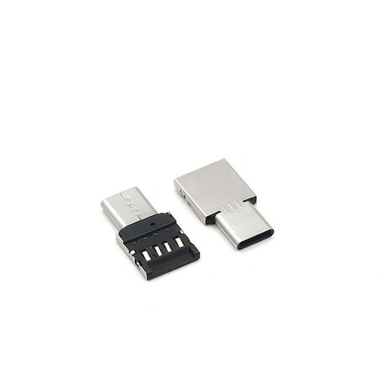 1/5PCS Universal Type-C Micro USB to USB 2.0 OTG Adapter Connector USB 2.0 Type C Micro USB OTG Cable Adapter For Xiaomi Huawei view 3