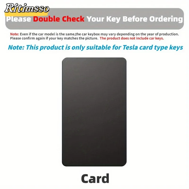 Transparent Soft Tpu Card Key Holder for Tesla Model 3/Y 2023  Protector Case Cover Full Cover Car Accessories