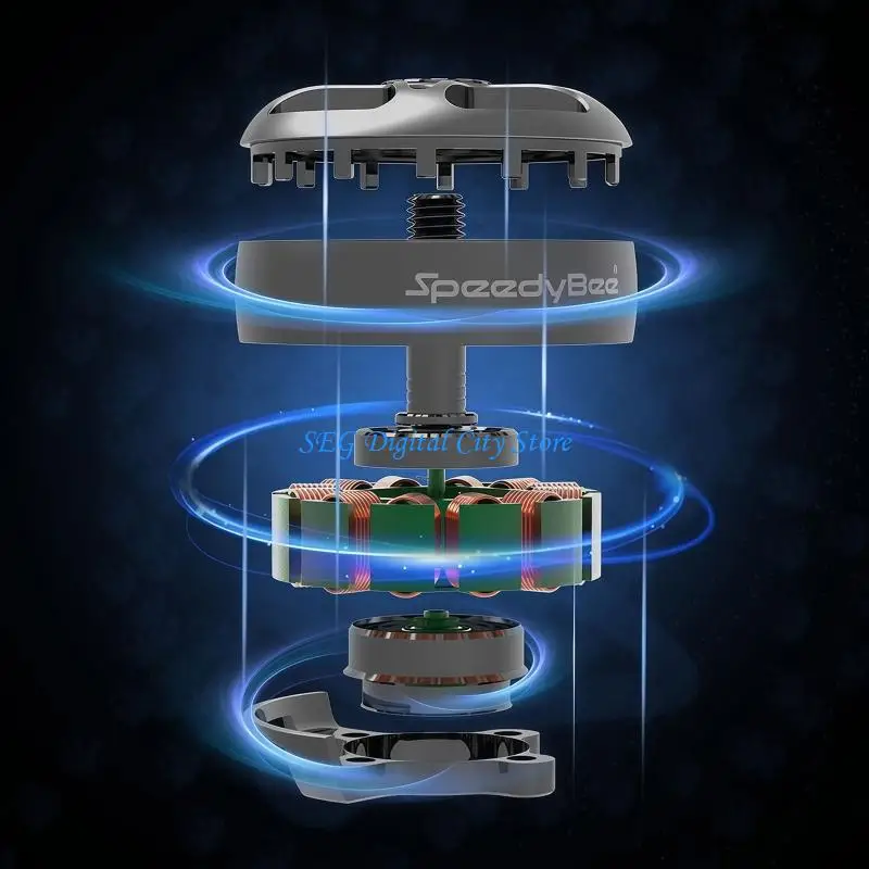 

U75B High Performances 2807-1050KV Brushless Motor Compatible for 6S Battery