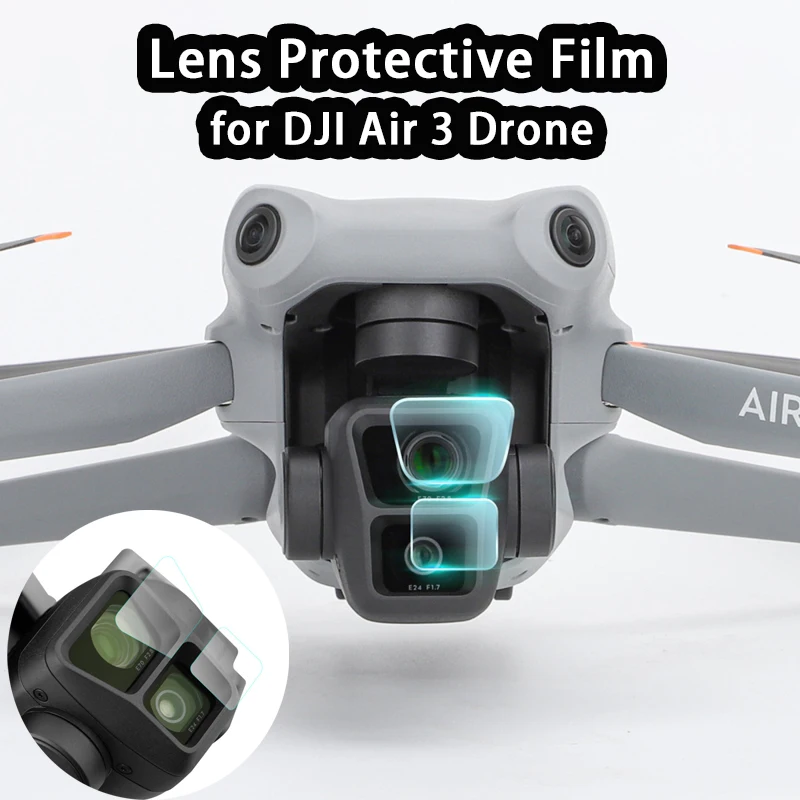 

Защитная пленка для объектива DJI Air 3 Drone из закаленного стекла с защитой от царапин для объектива камеры защита для экрана Защита от царапин Комплект для DJI Air3