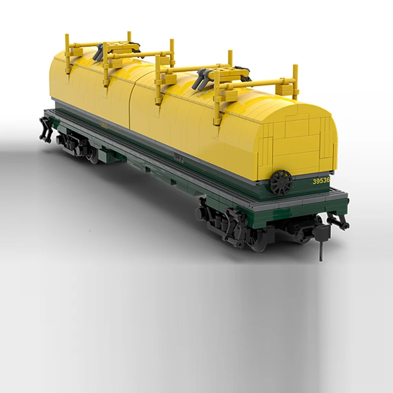 City Car Model MOC Building Bricks Railway Reel Lifting Conveyor Modular Technology Gifts Holiday Assemble Children Toys Suit