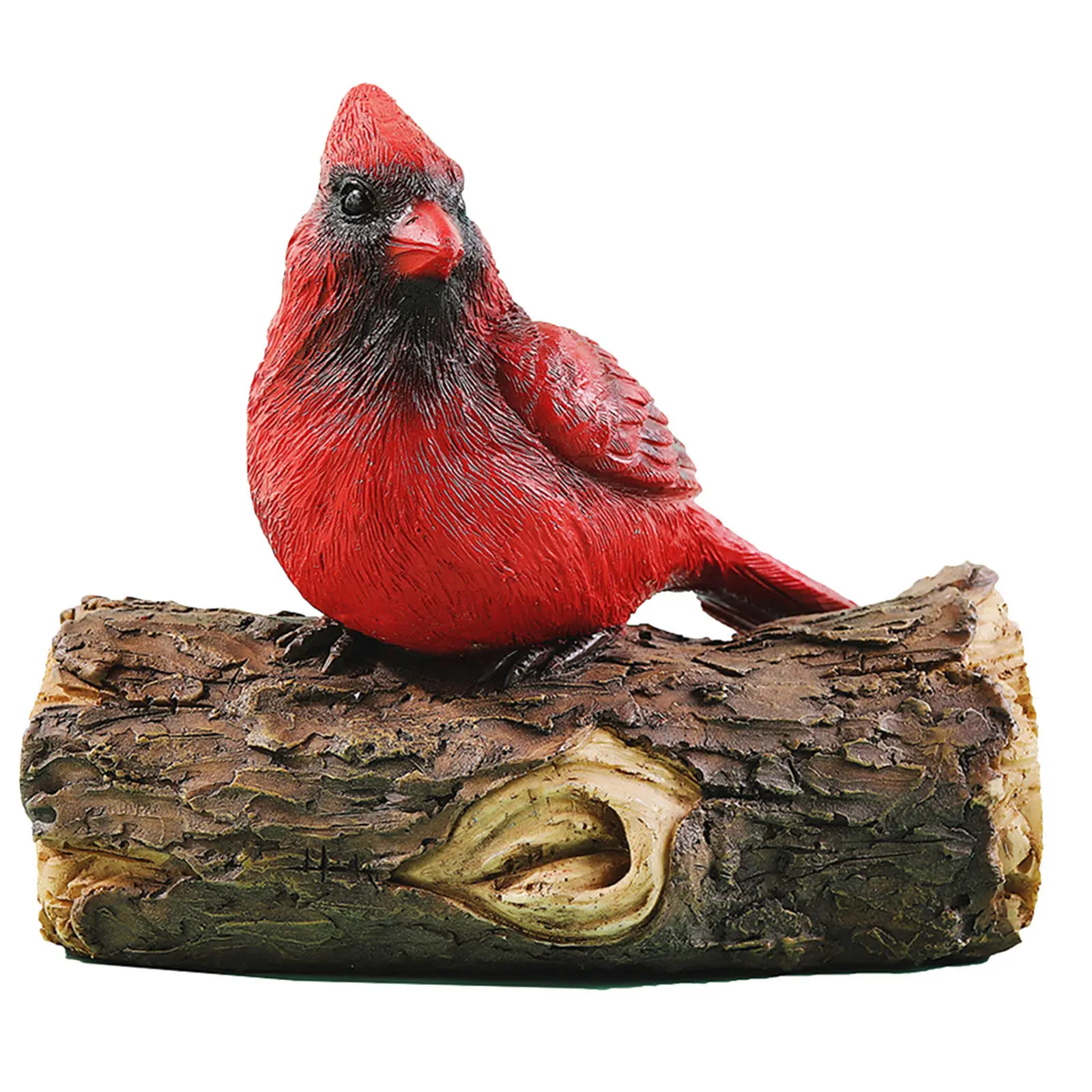 

1 шт. Подвесное украшение из смолы в виде красной птицы, ручной работы, легкое, для сада, деревьев, улицы, двора, для поделок