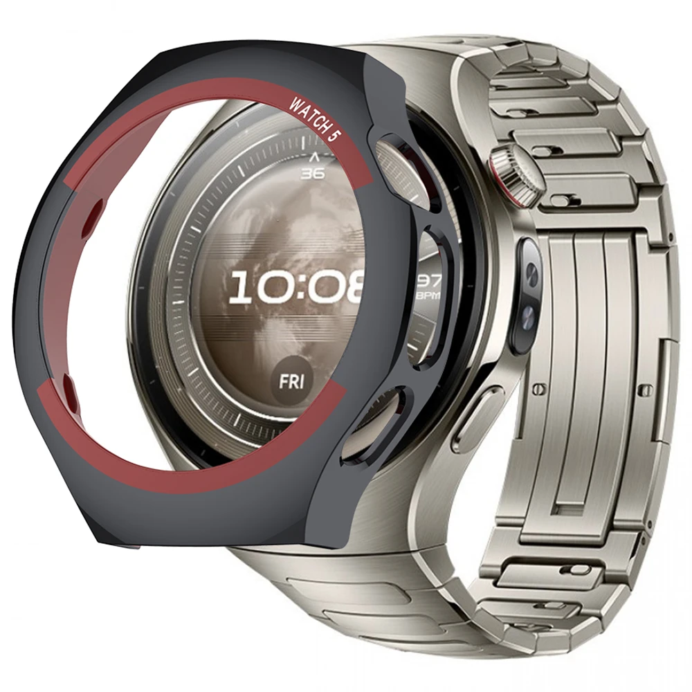 Capa para huawei watch 5 mudando instantaneamente aparência de exploração de espaço mudando instantaneamente quadro de concha de alta qualidade pc sli