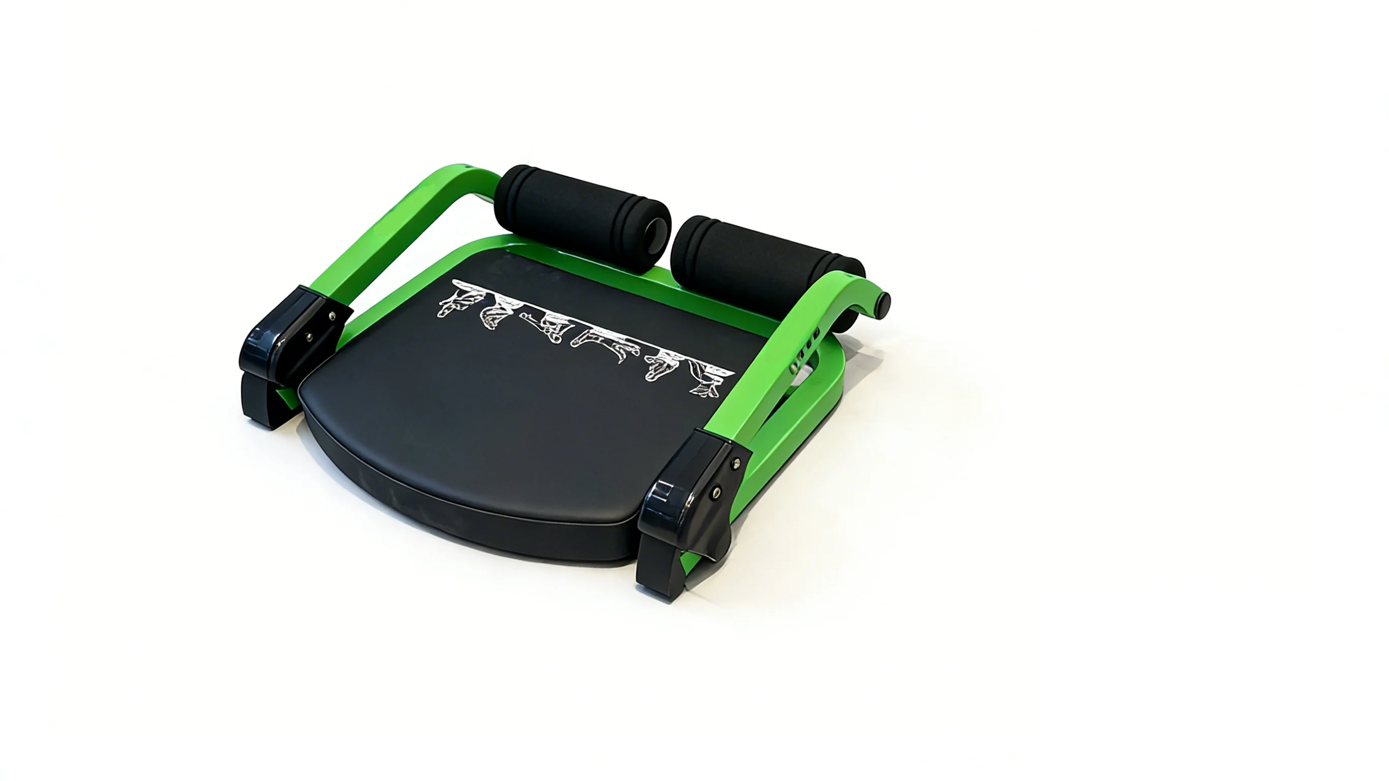 Seated abdominal exercise machine, ergonomic core strength training equipment, with backrest, suitable for beginners