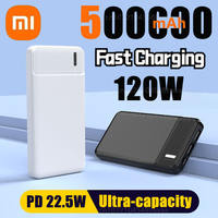 Xiaomi 50000mAh Power Bank High Capacity 120W Portable Super Fast Charging External Battery Powerbank PD 20W For Multiple Device