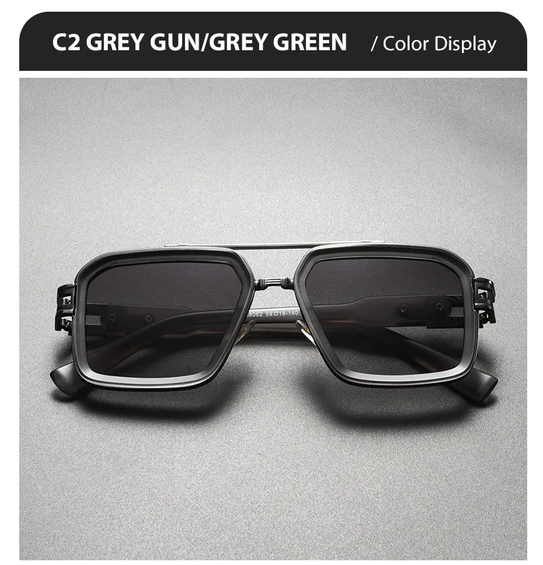 2025, neue Unisex-Sonnenbrille, vielseitiger Modetrend, Doppelstrahl-Design, Sonnenbrille, Mann und Frau, Brillen, Steam Punk, UV400-Sonnenbrille – Detail 10