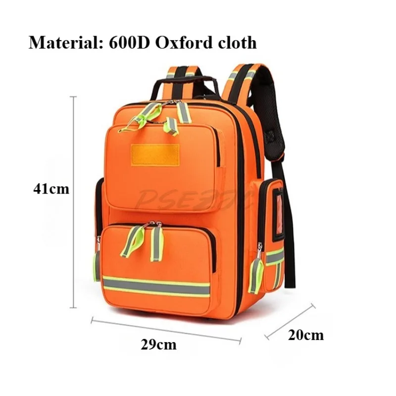 Large Capacity Emergency Kit First Aid Backpack Portable Home Waterproof Multifunctional Backpack