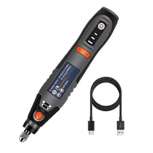 Cordless Rotary Tool Kit, 3-Speed Mini Handheld Electric Drill with Engraving Pen & Accessories