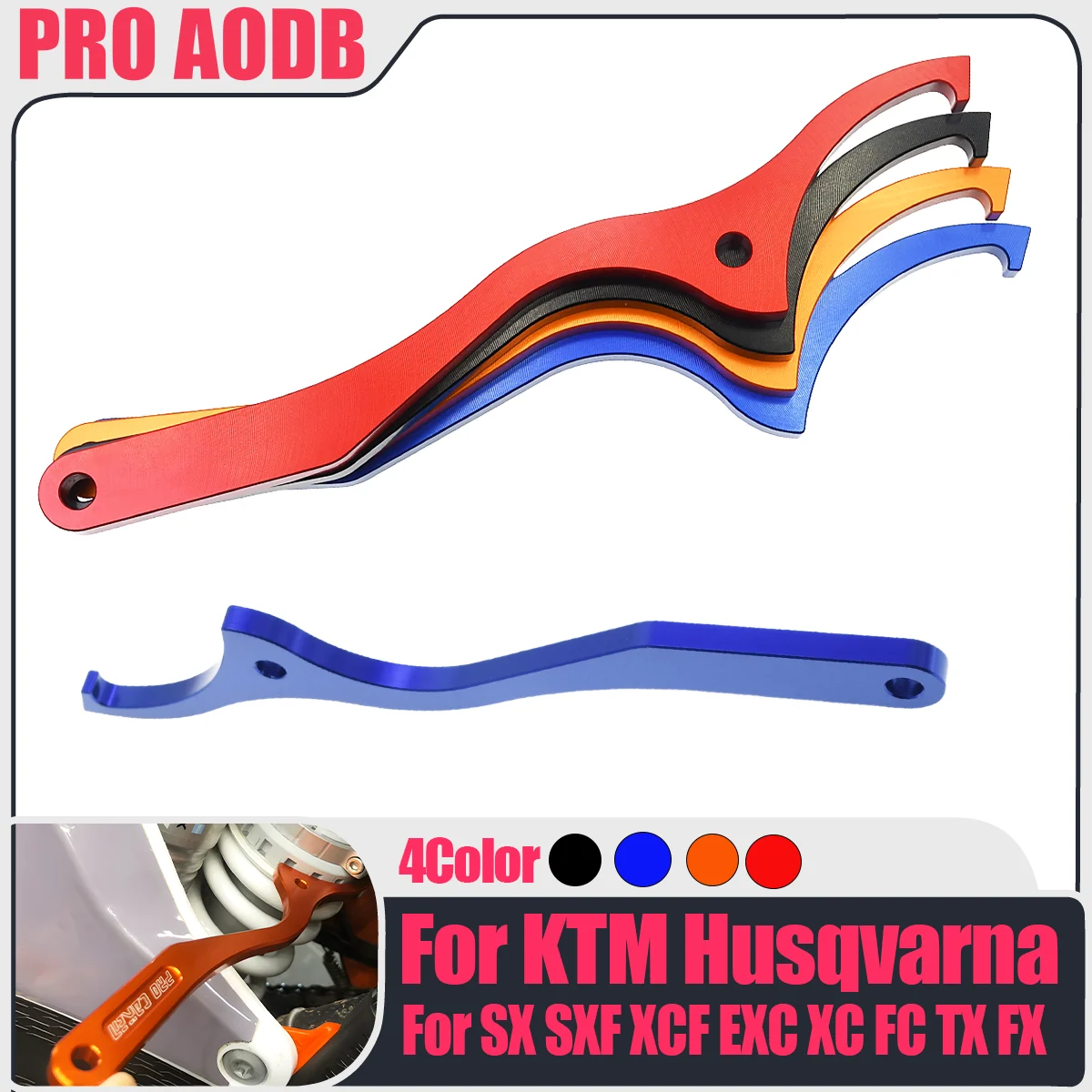 

For Husqvarna TE FE TC FC FX Motocross Rear Absorber Damping Shock Spanner Wrench Tool For KTM SX SXF XC XCF EXC EXCF 125-501cc