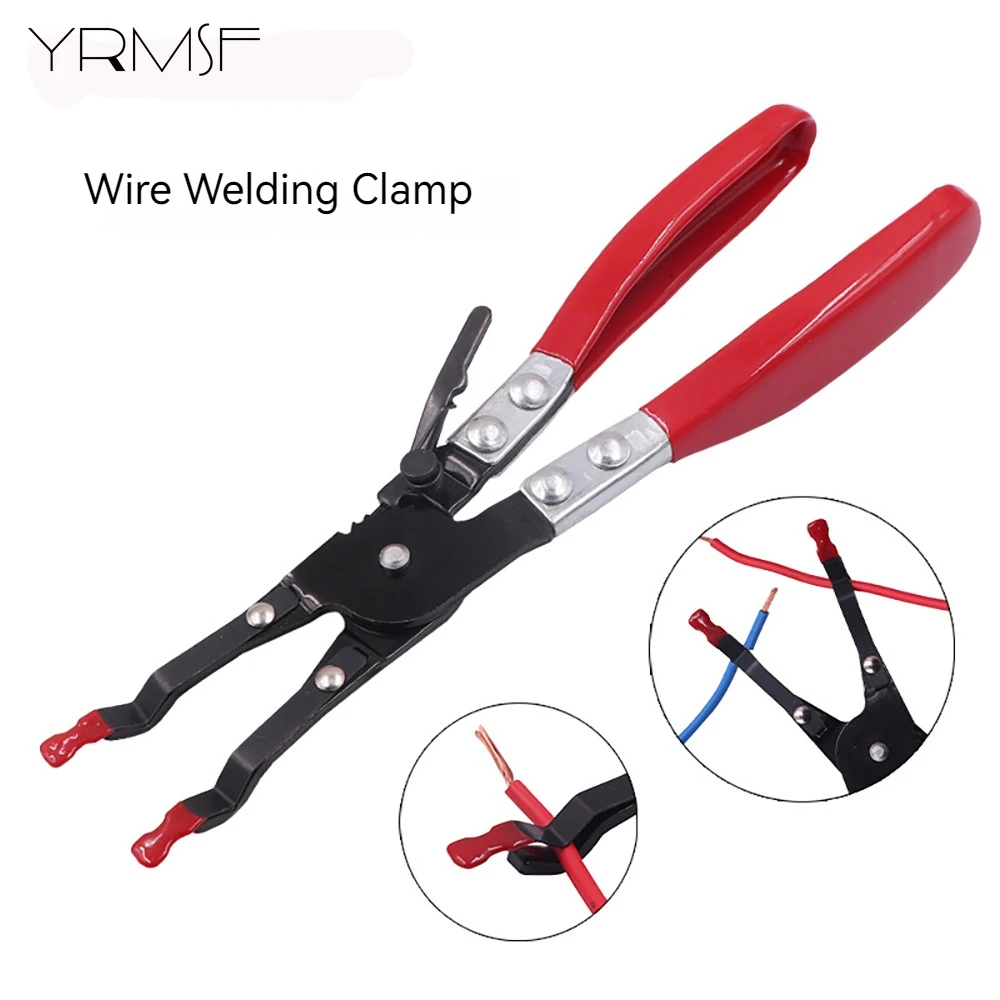 1PCS Universal Welding Aid Plier Hold 2 Wires Innovative Soldering Aid Pliers Car Repair Tool Garage Tools Wire Welding Clamps