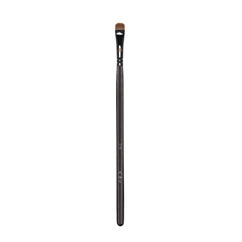 Piccasso Grey Makeup Brush No.709 Eyeshadow Brush Soft Fluffy Animal Hair Solid Wood Professional Eyeshadow Brush