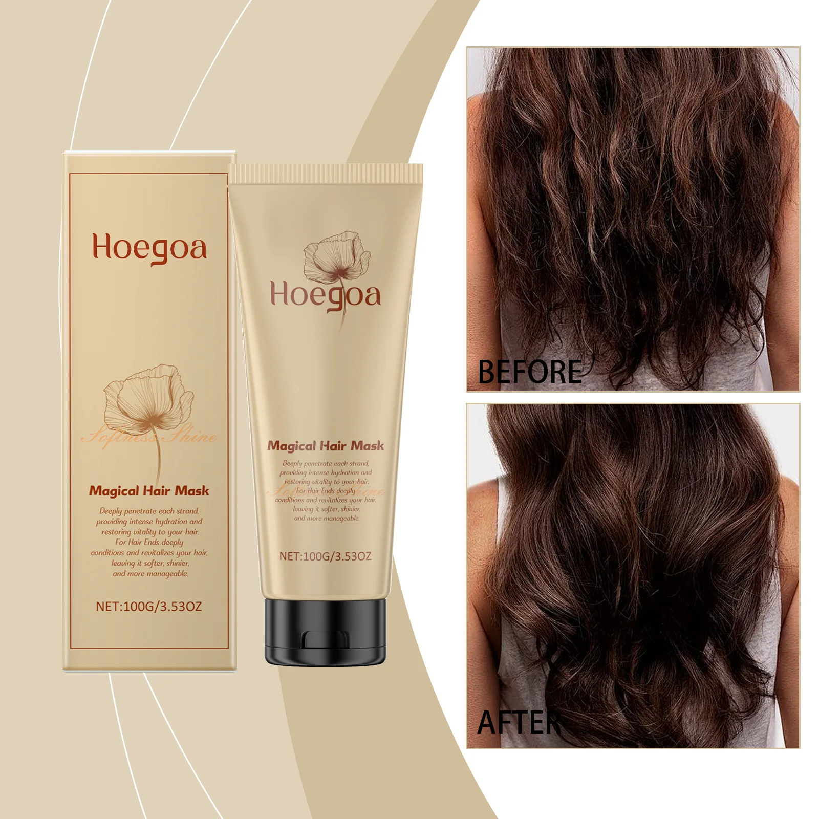 

Magic Keratin Repairing Hair Mask 5 Seconds Repairing Dry Hair Improving Frizz Soft Light Nourishing Moisturizing Hair Root Care