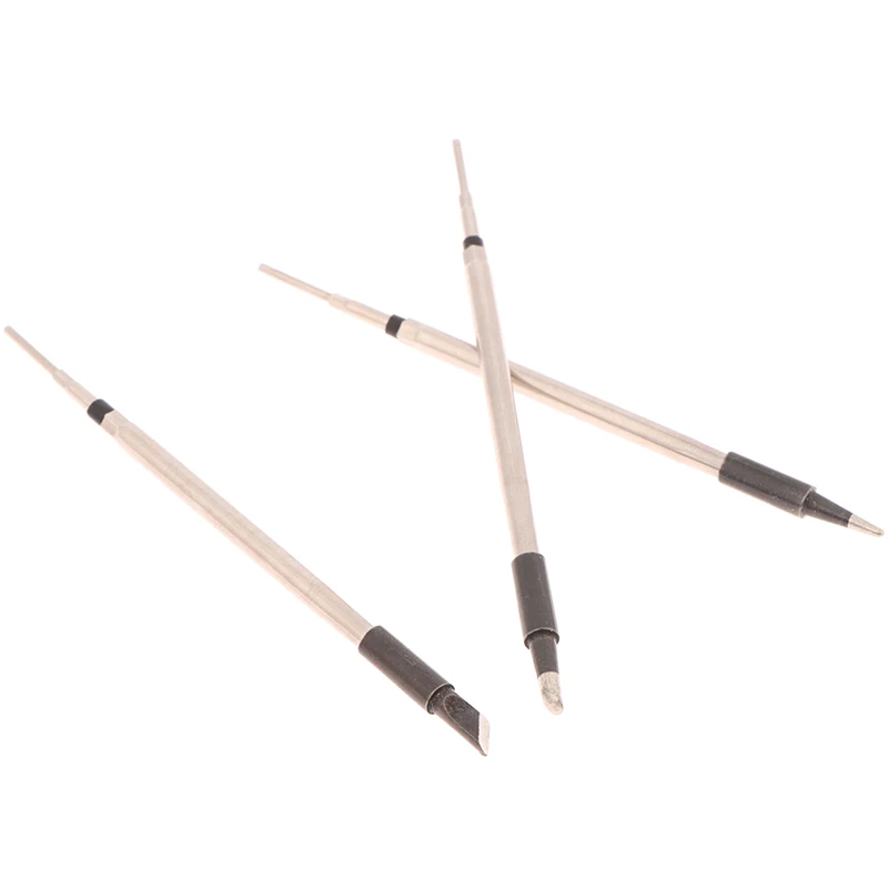 Round Pointed Stainless Steel Soldering Iron Tool Accessories Ceramic Heating Core Soldering Iron Tip Blade Tip Horseshoe Tip