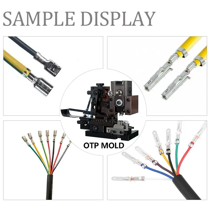 2025 EW-50A Semi-auto Wire Stripping Crimping Machine 1.3T-3T  Terminal Press Machine JST Molex Terminal Crimping Machine