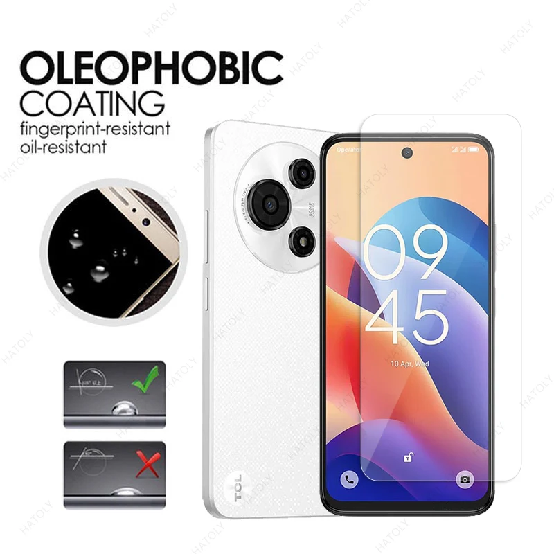 Para TCL 60 SE Protector de pantalla de vidrio para TCL 60 SE vidrio templado HD película protectora transparente Protector de lente de cámara para TCL 60 SE