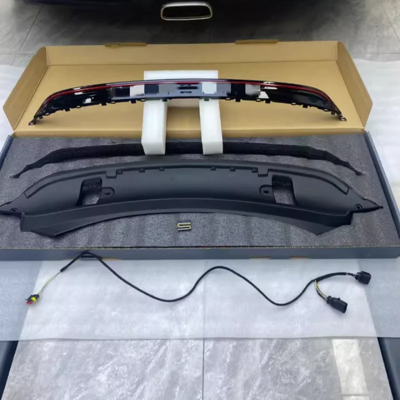 

Светодиодный сквозной фонарь для Porsche 718 boxster cayman 16-24, модифицированный динамический задний фонарь, задний центральный фонарь, автомобильные аксессуары