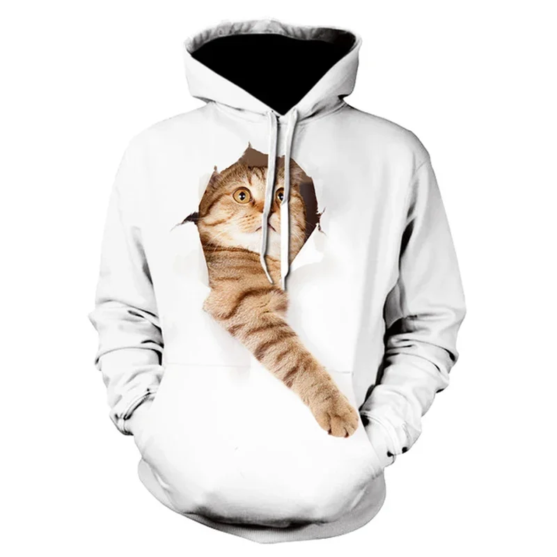 Cute Cat Fashion Style 3D Printed Hoodies Unisex Pullovers Hoodie Casual Sweatshirts Street Top Tracksuit