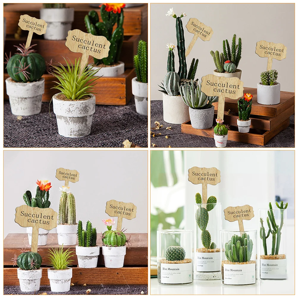 

60 pcs Garden Plant Labels Reusable Durable Vegetable Markers For Potted Plants Indoor Outdoor Decorative Tags