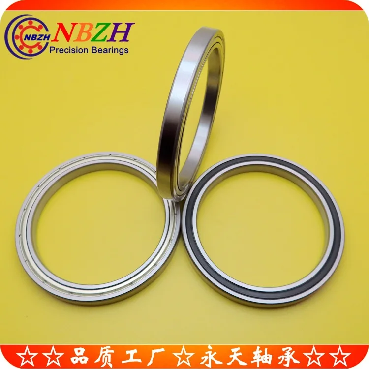 NBZH 10PCS bearing steel or stainless steel ultra-thin bearing 61713 6713ZZ 6713-2RS 65*80* 7MM