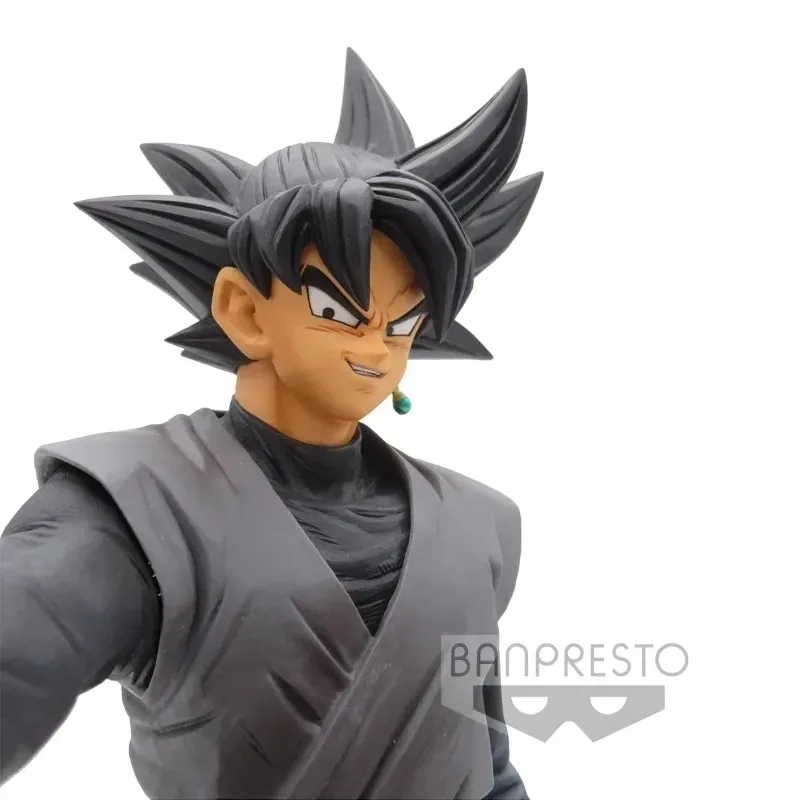 Bandai original banpresto anime dragon ball preto goku grandista preto zamasu pvc figura de ação modelo colecionável brinquedos presentes