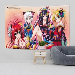 Anime High School DxD Rias Gremory kawaii Tapestry Wall Hanging,Poster room Decor for Birthday Living Room bohemian decor