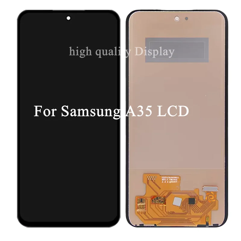 Tested LCD for Samsung  A35 Screen Replacement,for  A35 5G Display A356 SM-A356E,SM-A356B,SM-A356U Screen Touch Kit with Frame