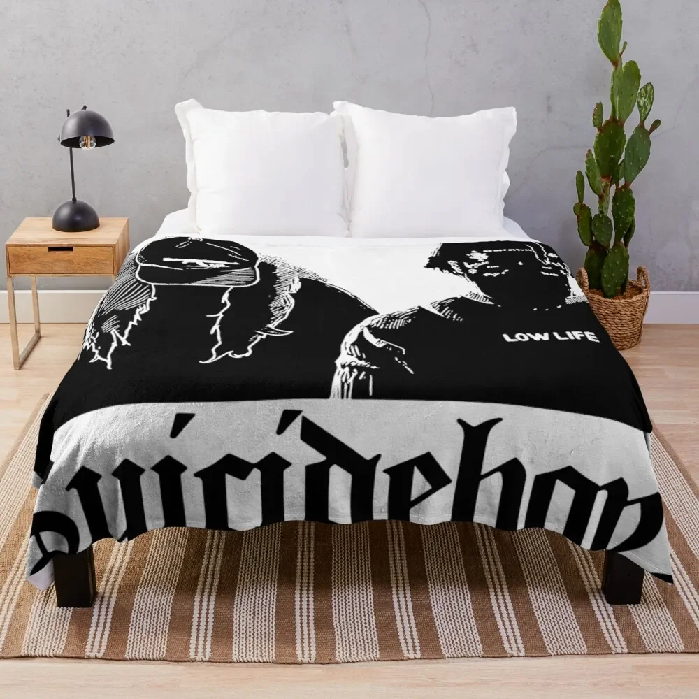 SuicideboyS Art Outlines Throw Blanket Double blanket fluffy soft blankets decorative blanket sofas