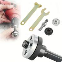 5-Piece Set Multi-Functional Hand Drill Angle Grinder Conversion Kit with Connecting Rod Accessories for Power Tools
