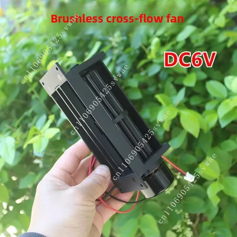 

High Quality DC Brushless Cross Flow Fan 6V Desktop Circulating Purification Fan Inner Core Motor with Fan Blade
