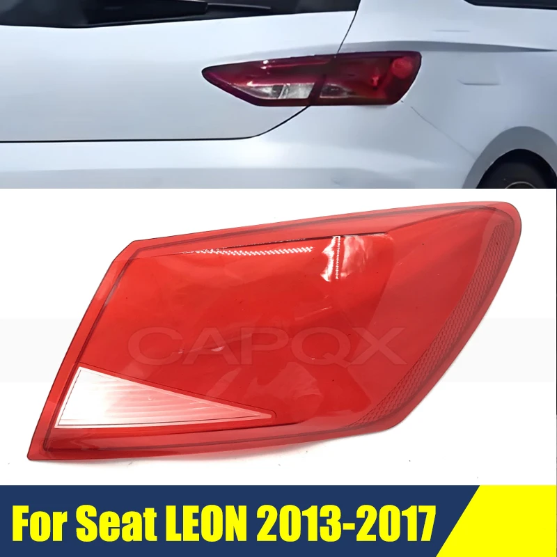 سيارة عكس بدوره مصباح إشارة قذيفة ل سيات ليون 2013-2017 الضوء الخلفي الخلفي قذيفة أضواء الفرامل قذيفة #2
