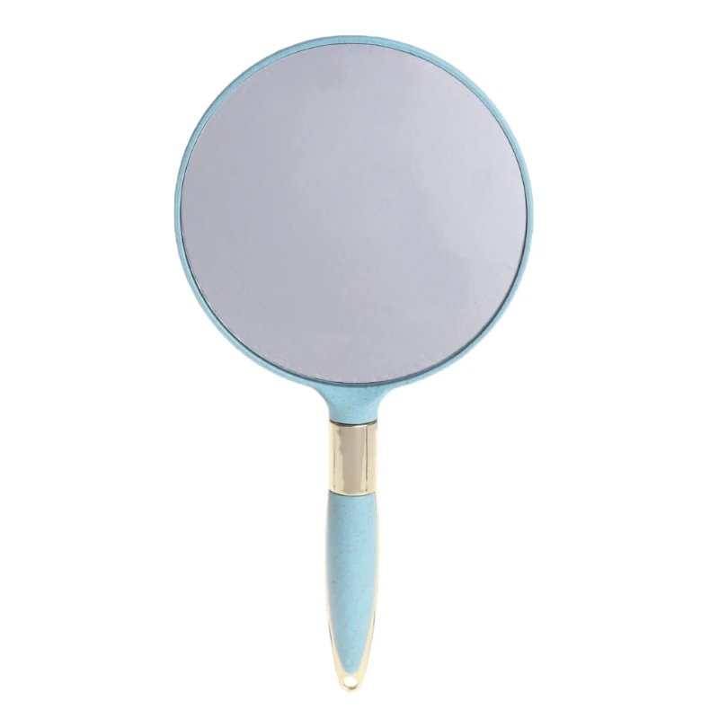 Dễ thương Retro Nhựa cầm tay Gương trang điểm cổ điển Trang trí hình chữ nhật Vanity