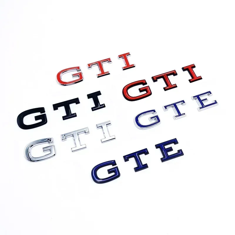 ABS سيارة الخلفي الجذع شعار الحاجز الجانب شارة ملصق ل Volkswagen VW جديد GTE GTI شعار T-ROC جولف جيتا MK4 باسات بولو توران