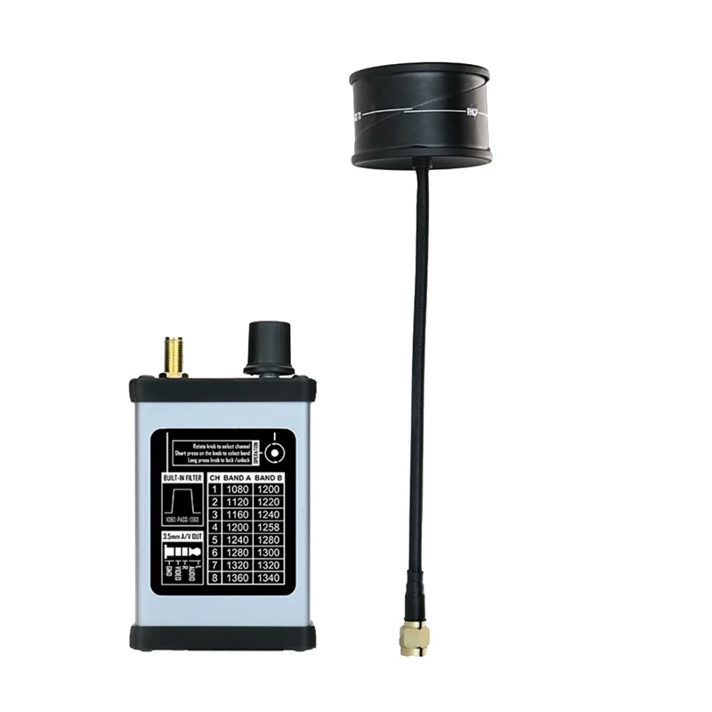 

1.3G 1.2G VTX Receiver Module Withcircular Polarized Antenna VRX Forfpv Long Rang Racer RC Drone