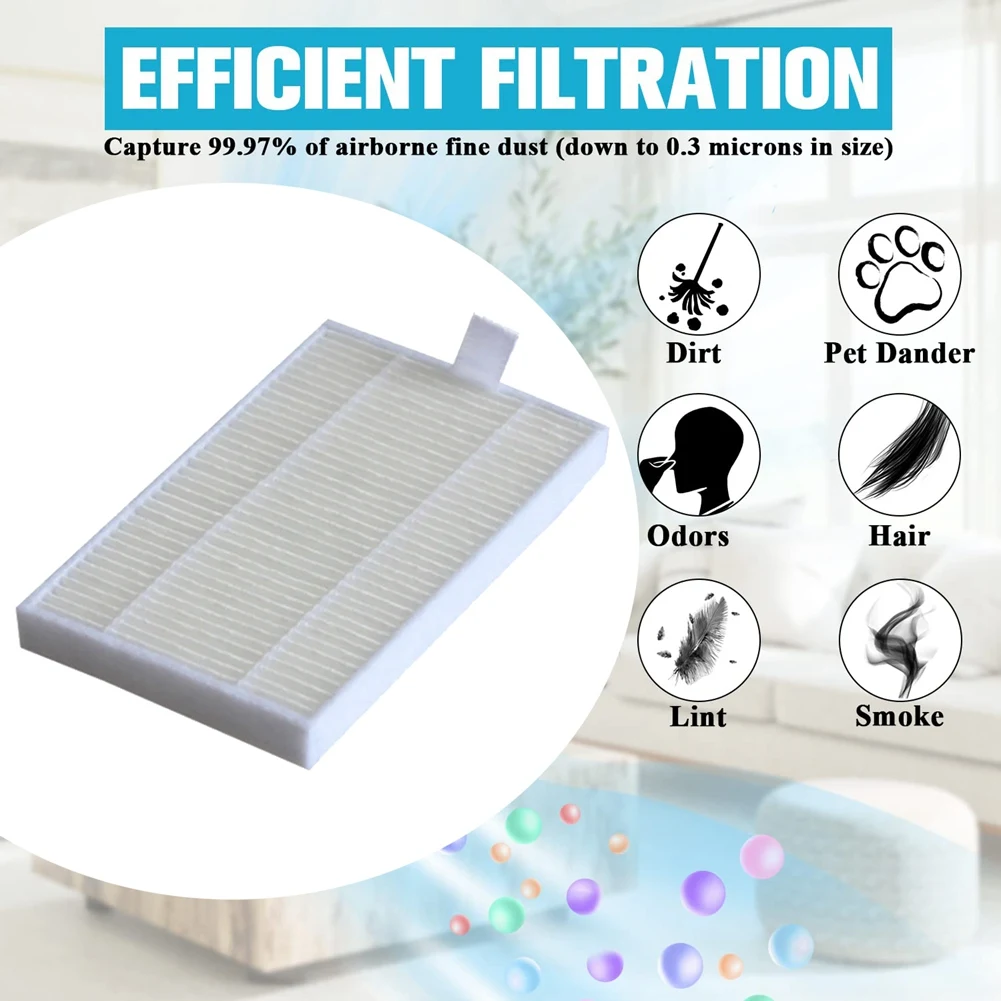 

AX83-10PCS For LIECTROUX C30B Robot Proscenic 800T 820S Robot Vacuum Cleaner Replace Parts HEPA Filter
