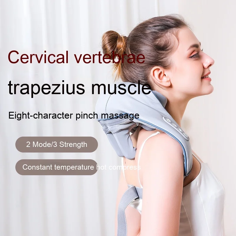 

Vertebral Massager Shoulder, Neck, Waist and Back Shoulder Trapezius Neck Massager Artifact Acupressure Neck Hot Compress